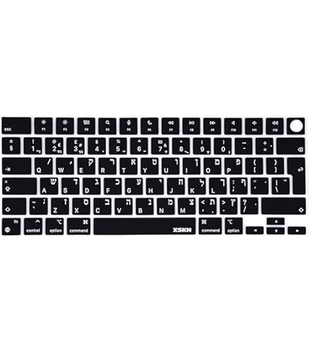 Amazon.com: XSKN Hebrew Language US Version Keyboard Silicone Skin